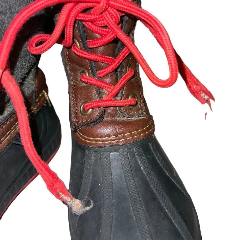 Gap cozy youth duck rain & snow‎ boot with Thinsulate size 12 gorpcore